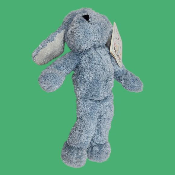 Rare Vintage NEW 10" Baby Boyds "Little Max" Squeaker Blue Dog Plush (1988-2002) - Picture 9 of 16